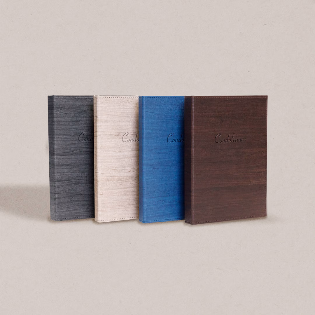 Condoleance mappen Wood
