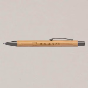 Bamboe balpen zwartschrijvend